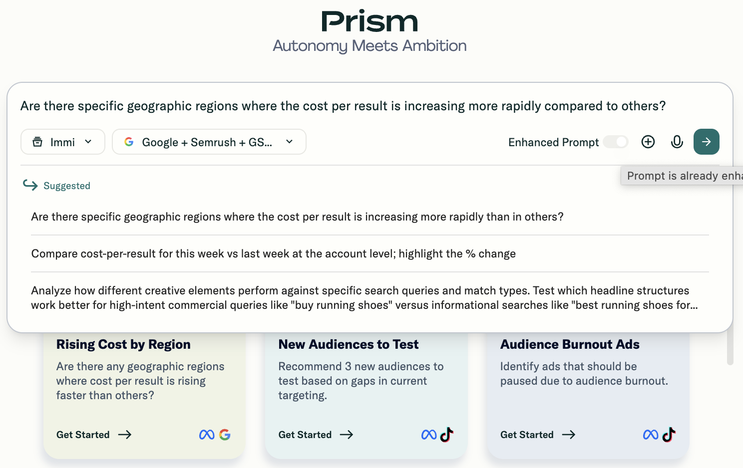 Enhance Prompt Toggle
